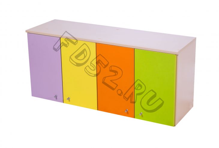 Антресоль для шкафа   "Краски" 4 секции, 1122*352*500
