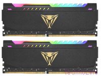 Модуль памяти DDR4 64Gb Patriot 3600 Viper Steel RGB PVSR464G360C0K (2x32Gb Kit)