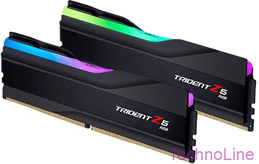 Модуль памяти DDR5 48Gb G.Skill 5600 Trident Z5 RGB F5-5600J4040D24GX2-TZ5RK (2x24Gb kit)