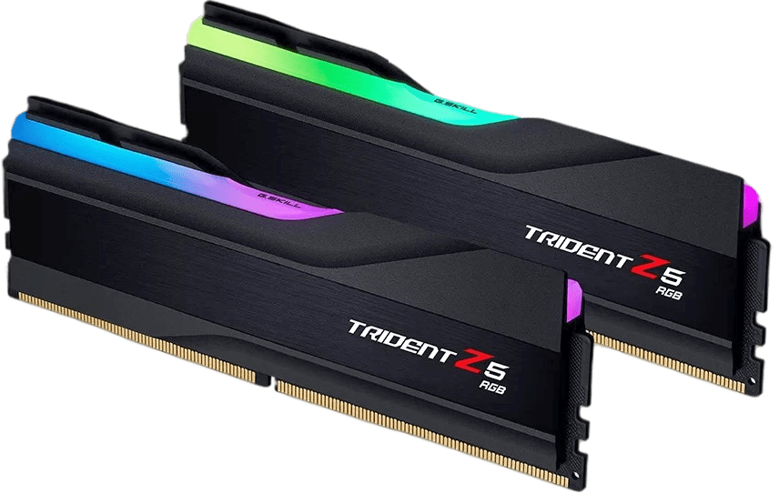 Модуль памяти DDR5 48Gb G.Skill 5600 Trident Z5 RGB F5-5600J4040D24GX2-TZ5RK (2x24Gb kit)