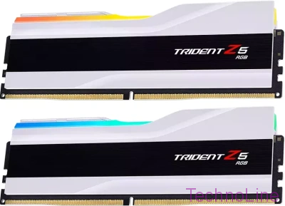 Модуль памяти DDR5 64Gb G.Skill 6400 Trident Z5 RGB F5-6400J3239G32GX2-TZ5RW (2x32Gb Kit)