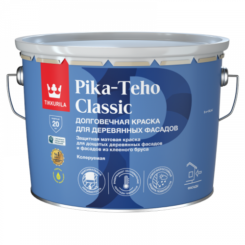 Акрилатная краска Pika-Teho, содержащая масло. Производство Россия