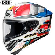 Шлем Shoei X-SPR Pro Proxy, Бело-красно-синий