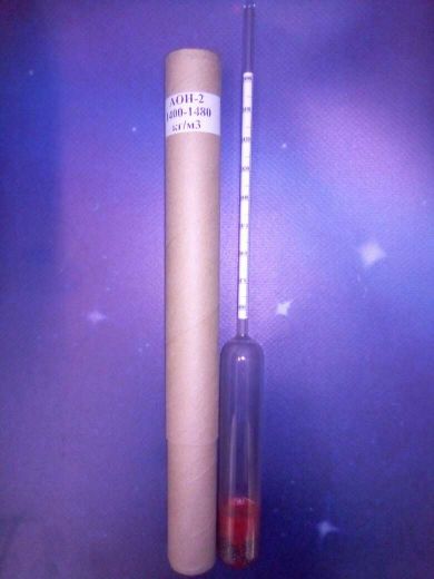 Ареометр общего назначения АОН-2 (1400....1480) кг/м³, без поверки