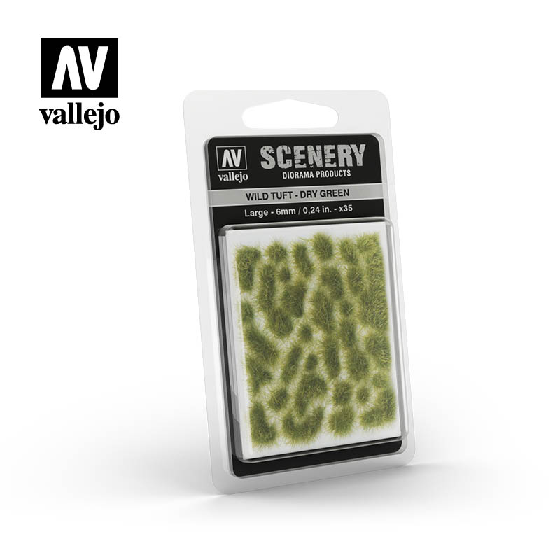 Vallejo Scenery: Wild Tuft (Dry Green) (6 мм)