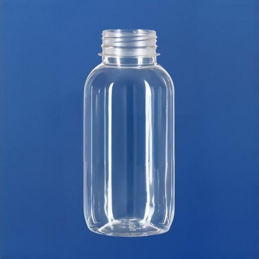 Бутылка 300 мл, горло 38/415 мм, ПЭТ, круглый скат горла, прозрачная, без крышки, 150 шт/упак