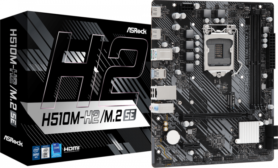 Материнская плата 1200 ASRock H510M-H2/M.2 SE