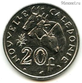 Новая Каледония 20 франков 1990
