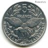 Новая Каледония 5 франков 1990
