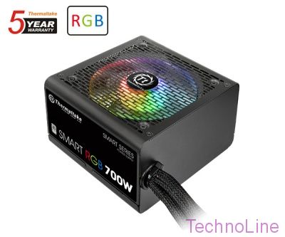 Блок питания 700W Thermaltake Smart RGB PS-SPR-0700NHSAWE-1