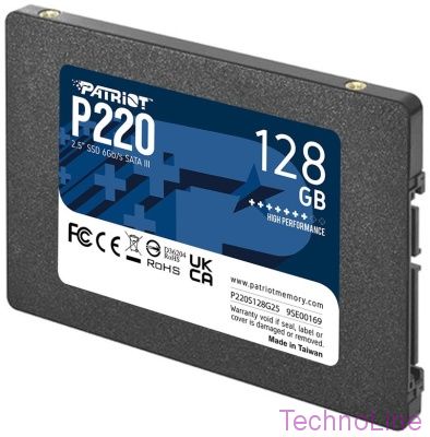 Накопитель SSD 128Gb Patriot P220 P220S128G25