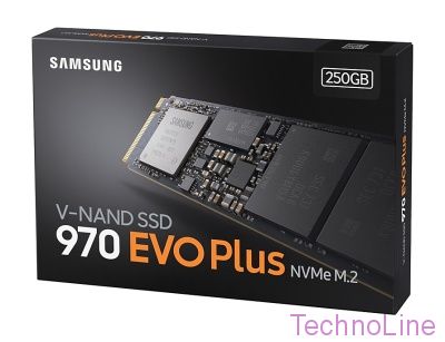 Накопитель SSD M2 250Gb Samsung 970 EVO Plus MZ-V7S250BW