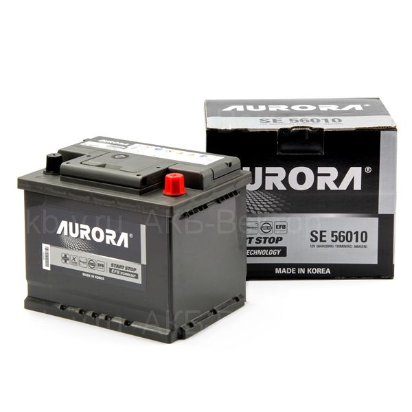 АКБ Aurora EFB 60Ач 560А(EN) L2 (56010)