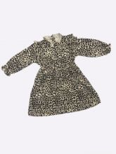 Платье ткань супрем "Золушка" с длинным рукавом, леопард, арт.NC-PL169(p)-SUr, купить оптом без рядов