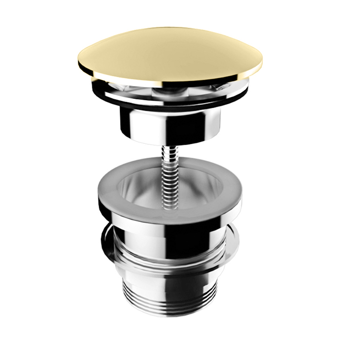 Донный клапан для раковин без перелива цвет: bronzo Stella Completamenti схема 1