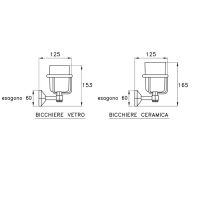 Держатель для мыльницы или дозатора подвесной Stella Eccelsa EC 10004 CR00 схема 3