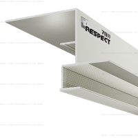 Теневой профиль для потолка Respect 7811 теневой зазор от 40 мм ( универсальный ) белый муар