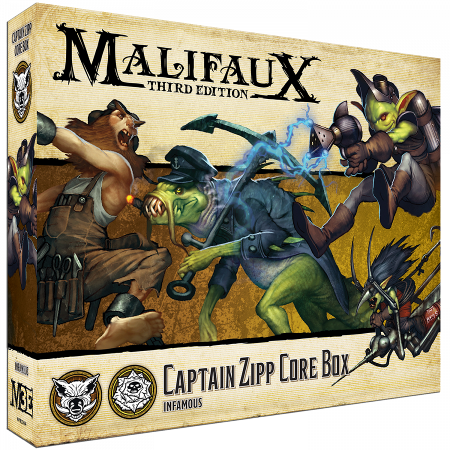 Malifaux 3E: Captain Zipp Core Box