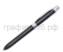 Ручка шариковая Penac ELE 001 синяя+красная+грифель+ластик черная TF140206-GC6