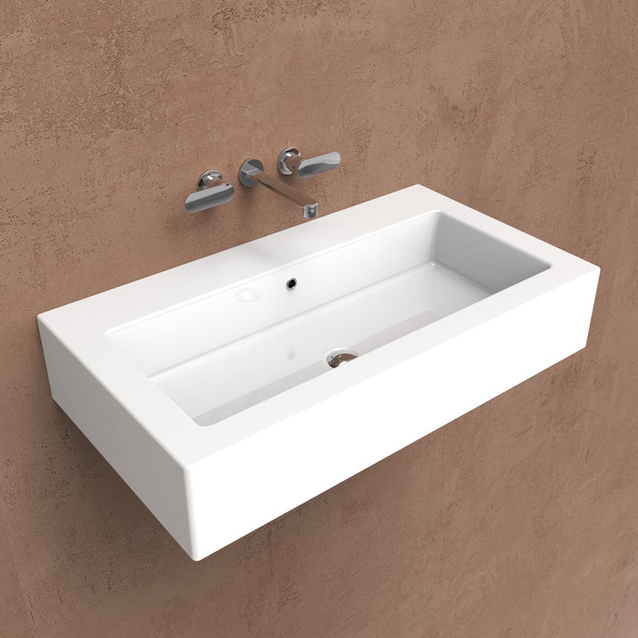 Раковина Flaminia Acquagrande 100 Countertop - Wall Hung Basin 101х56 схема 1