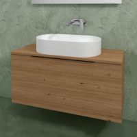 Подвесная тумба для ванной комнаты Flaminia Box Wall Hung Vanity Unit 37xH50 схема 4