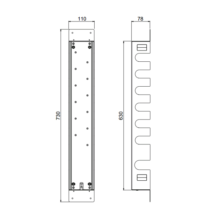 Короб для смесителя Carimali   KIT00060 схема 2