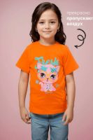 футболка детская с принтом 7447 [оранжевый]