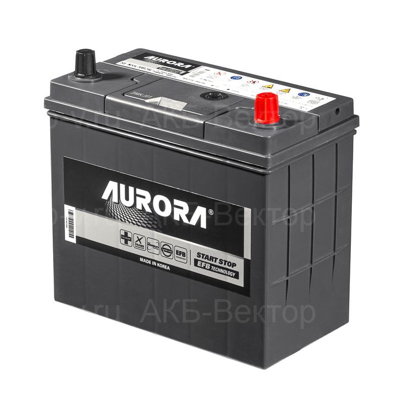 АКБ Aurora EFB 45Ач 460А N55(70B24L) 22г.
