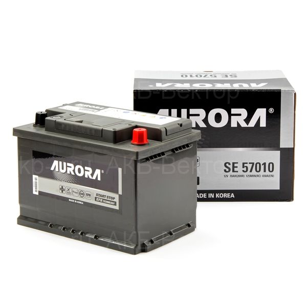 АКБ Aurora EFB 70Ач 650А(EN) L3 (57010) под заказ