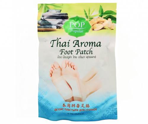 Детокс пластыри для ног Thai Aroma Foot Patch Pop Popular, 10 шт (на 5 ночей)