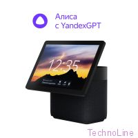 Яндекс Станция Дуо Макс с Алисой на YandexGPT, черный, с Zigbee, Умная колонка