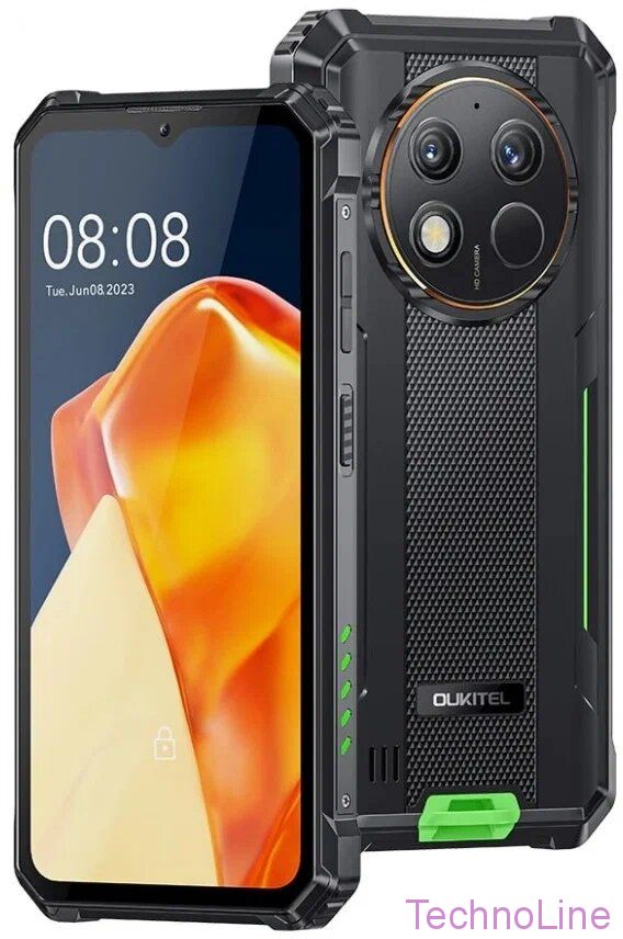 Смартфон OUKITEL WP28 8/256 ГБ, 2 nano SIM, зелeный