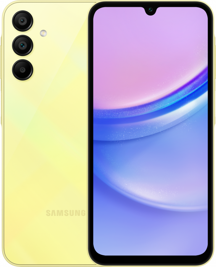 Смартфон Samsung Galaxy A15 SM-A155 4/128GB, желтый