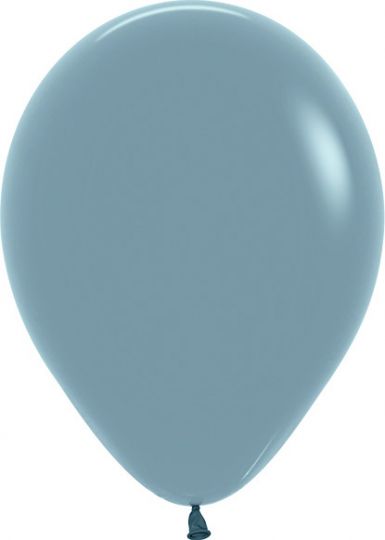 Голубая дымка Ретро серо-голубой Перванш Dusk Blue шар латексный с гелием