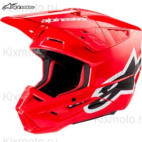 Шлем Alpinestars S-M5 Corp, Красный