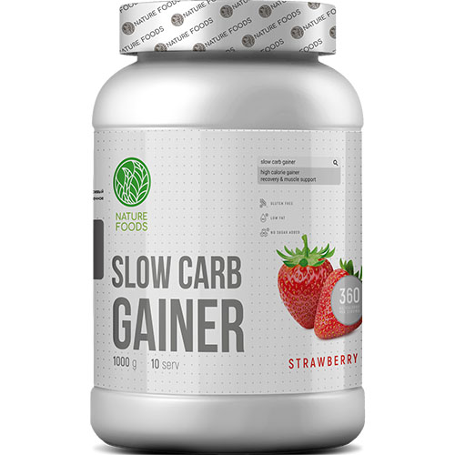 Nature Foods - Slow Carb Gainer 1000g
