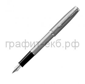 Ручка перьевая Parker Sonnet Essentials Sandblast Stainless Steel CT F F546 2146873