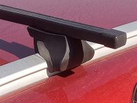 Багажник (поперечины) на интегрированные рейлинги Lada Vesta SW / Lada Vesta SW Cross, Inter Integra, стальные прямоугольные дуги