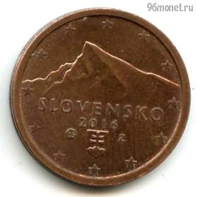 Словакия 2 евроцента 2016
