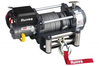 Лебёдка индустриальная 12V Runva 15000 lbs 6800 кг EWN15000U