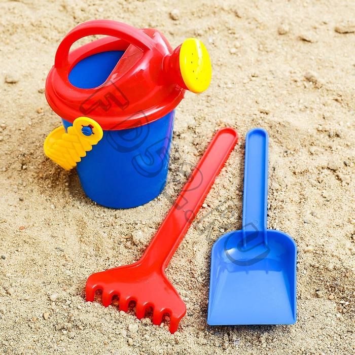 Набор для игры в песке, лейка 350 мл, цвета МИКС