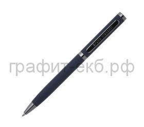 Ручка шариковая BrunoVisconti FIRENZE корпус синий круглый черный тубус 20-0299/02