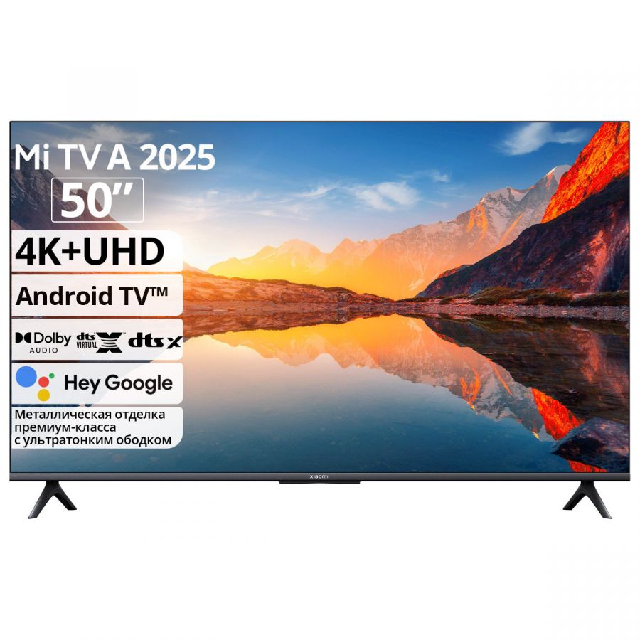 Телевизор ЖК 50" Xiaomi TV A50 2025 RU, черный