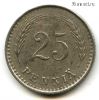 Финляндия 25 пенни 1937 S