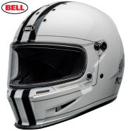 Шлем Bell Eliminator Steve McQueen, Бело-черный