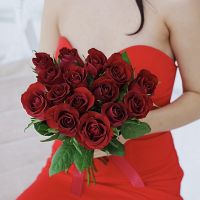 Красная Роза от 15шт (40 см)