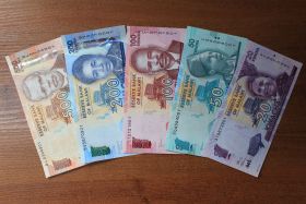 Малави Набор 5 банкнот 500, 200, 100, 50, 20 квача UNC