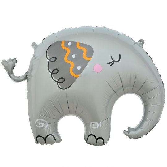 Слоник шар фольгированный с гелием