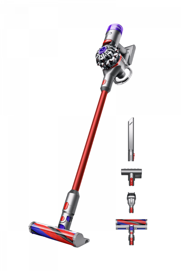 Пылесос Dyson V8 Slim fluffy Nickel/Red (SV10K) [HongKong]