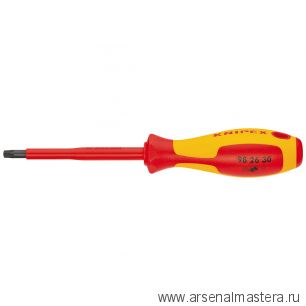 Отвёртка VDE TORX, TX30 x 100 мм, длина 210 мм, диэлектрическая KNIPEX KN-982630